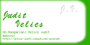 judit velics business card